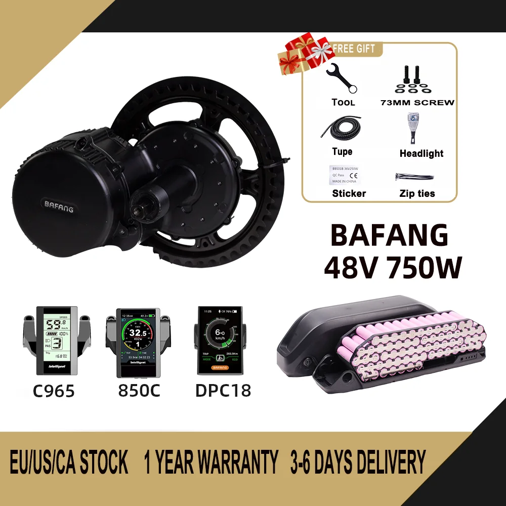 Bafang   ȯ ŰƮ, 750W 48V ̵ ̺ , 750W 8 Fun BBS02B, 48V20AH, 52V20AH, Ss ͸ 